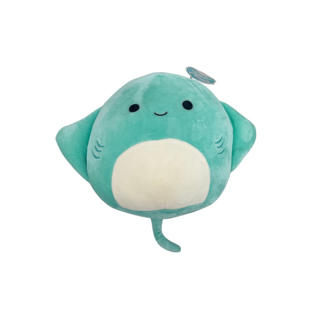Squishmallows Maggie the Stingray 8 Inch Teal Plush 2021 Kellytoy NWT New